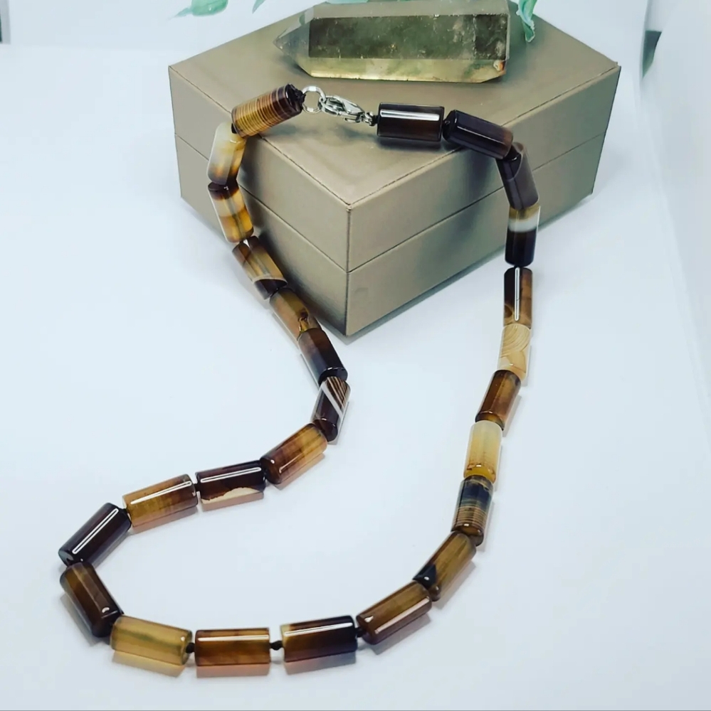 Lace Agate necklace